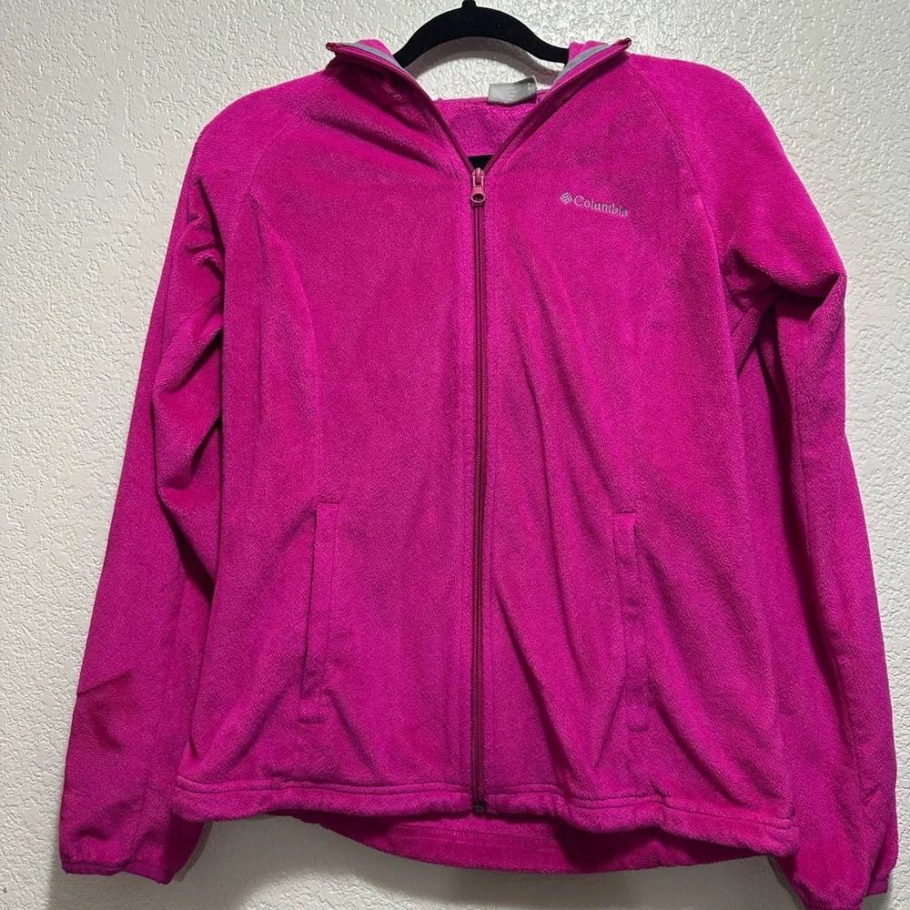 Columbia vintage Y2K Vibrant Pink Zip-Up Jacket - Picture 9 of 9